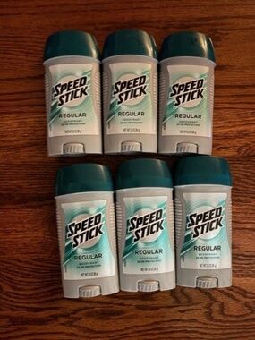Speed Stick Men Clear Antiperspirant Deodorant 6 Pack 3oz New